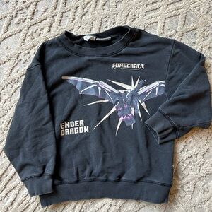 Minecraft Ender Dragon Black Sweatshirt